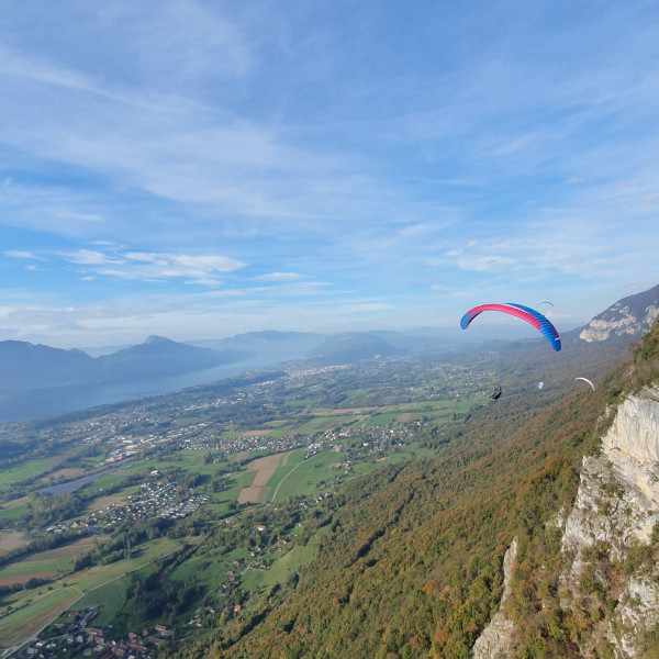 Vol Plaisir Chambéry - Lac du Bourget - Vue sur le lac