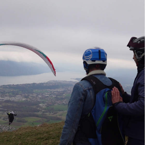 Vol Evasion Chambéry - Lac du Bourget - Décollage avec vue sur le Lac du Bourget, le bassin Aixois et Chambérien