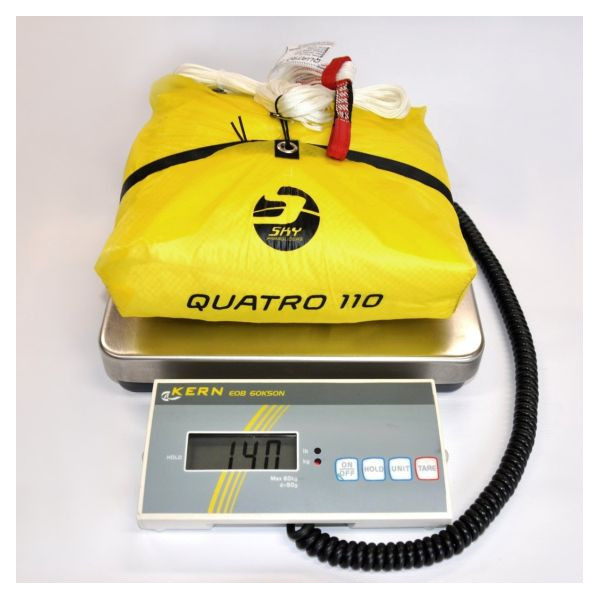 parachute de secours sky paragliders quatro 110