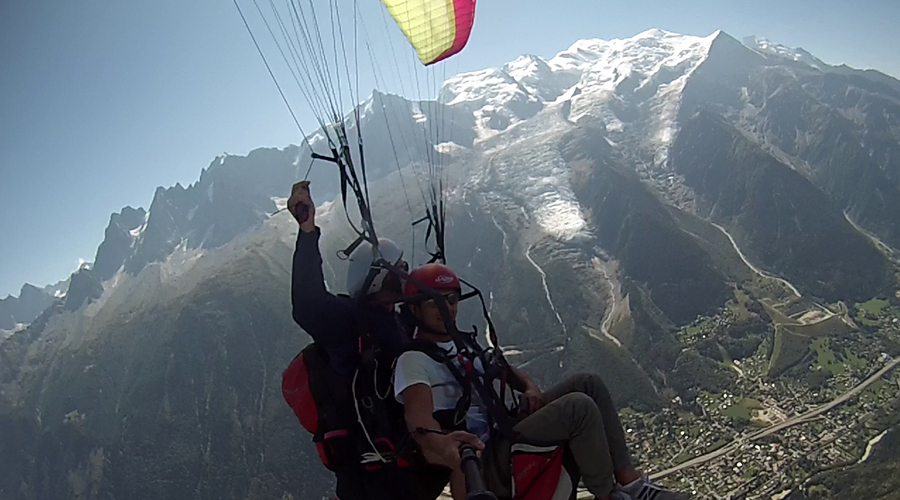 Vol parapente Samoëns